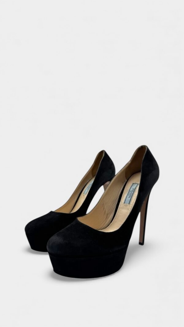 PRADA - SUEDE PLATFORM HEELS - Image 2